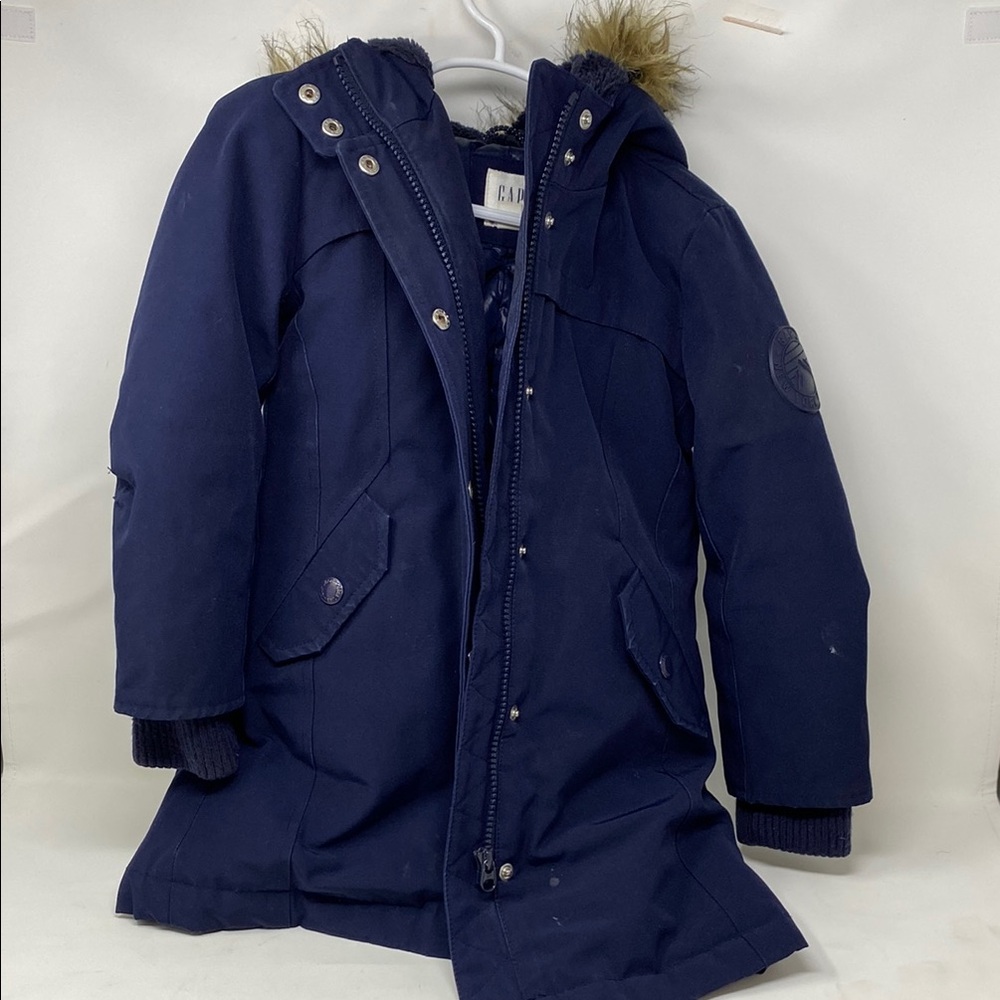 GAP Kids Dark Blue Puffer Coat